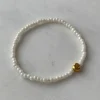 Clearance Aina rannekoru, valkoinen/kulta Joyem