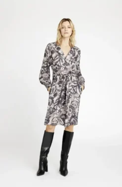 Sale Costa knee mekko, harmaa-lilac Mekot Ja Hameet|Uutuudet