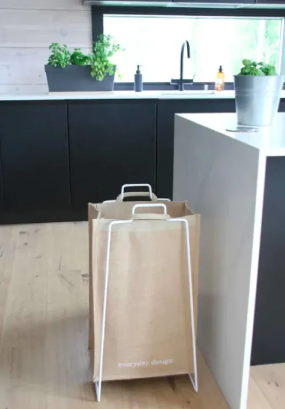 Outlet - Turku XL teline, valkoinen Säilytys