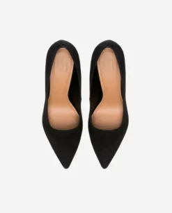 Outlet - Charlie Suede korkkarit, musta Korkokengät Ja Ballerinat