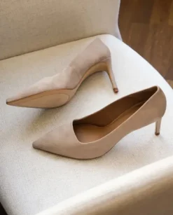 Hot - Charlie Suede korkkarit, beige Korkokengät Ja Ballerinat