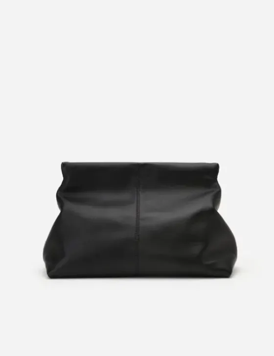 Outlet - Clay Clutch nahkaa, musta Laukut