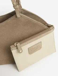 Best - Dilba Mini Tote Bag Suede Sand Laukut