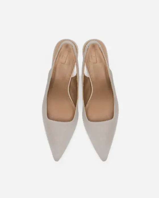 Outlet - Franchesca Suede korkokengät, sand Korkokengät Ja Ballerinat
