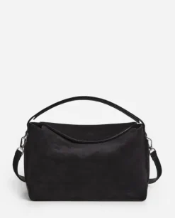Clearance - Helia handbag, suede black Laukut