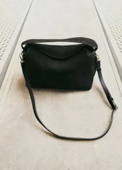 Clearance - Helia handbag, suede black Laukut