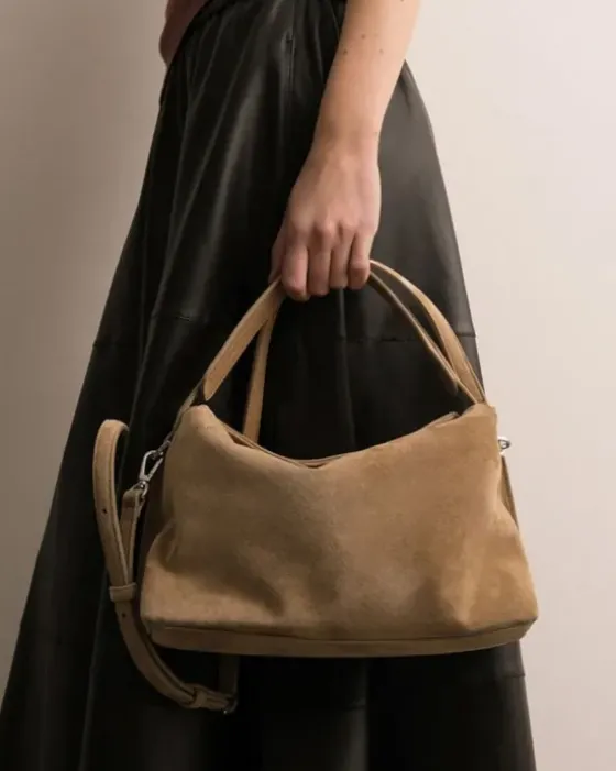 Best - Hera handbag, suede sand Laukut