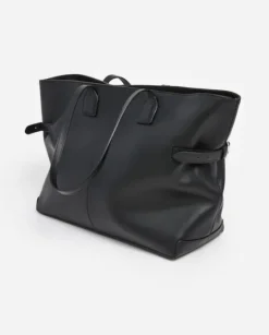 Hot - Lesley tote bag, leather black Laukut