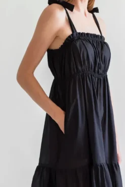 New Gauhar - Antonia Dress, black Mekot Ja Hameet