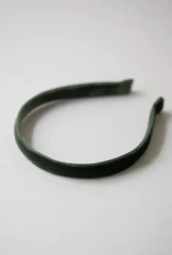 Hot Gauhar - hiuspanta sametti ohut, vihreä Hiusasusteet