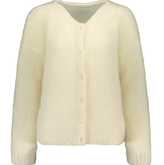 Gauhar - Mohair neuletakki, white Neuleet Ja Neuletakit