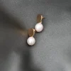 Discount Gauhar - Pearl Drop Earrings, gold Gauhar Helsinki