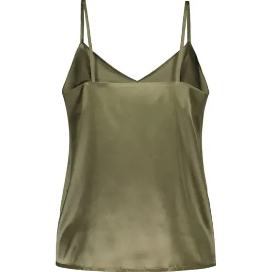 Best Gauhar - silkkitoppi v-neck, green Paidat Ja Topit|Juhlavaatteet