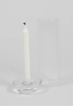 Clearance Gilly lasinen kynttilänjalka kruunukynttilälle Kynttilät Ja Lyhdyt