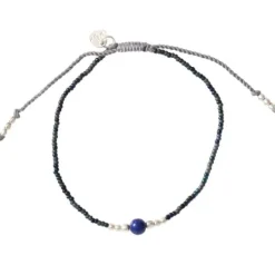 Discount Iris rannekoru Lapis Lazuli, silver Rannekorut