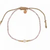 Discount Iris rannekoru Rose Quartz, gold Rannekorut