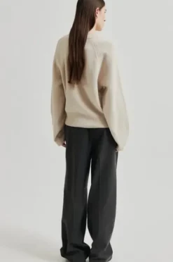 Hot Joline Knit O-Neck, pumice stone Neuleet Ja Neuletakit|Uutuudet