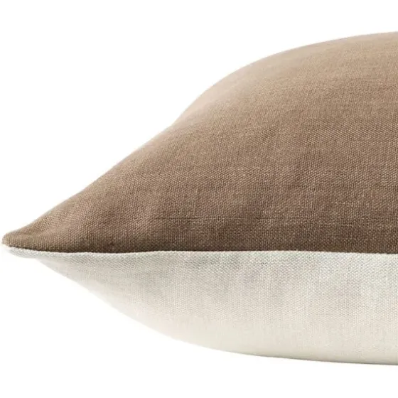 Best Joplin pellavatyynynpäällinen 55x55, hazel/shadow Sisustustyynyt|Sisustustyynyt