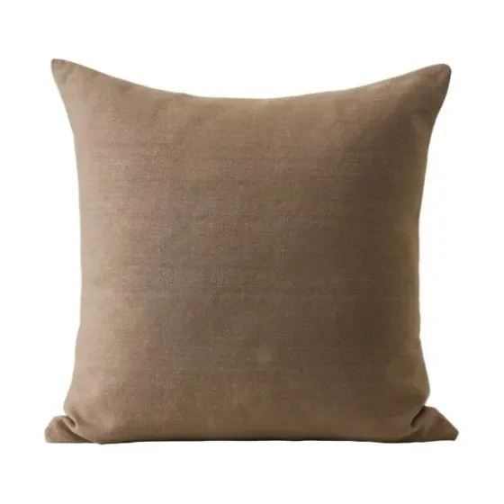 Best Joplin pellavatyynynpäällinen 55x55, hazel/shadow Sisustustyynyt|Sisustustyynyt