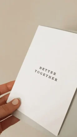 Online - Better together -kortti Kortit