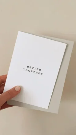 Online - Better together -kortti Kortit