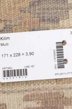 Clearance Kelim matto, multi #602 / 171x228cm Matot
