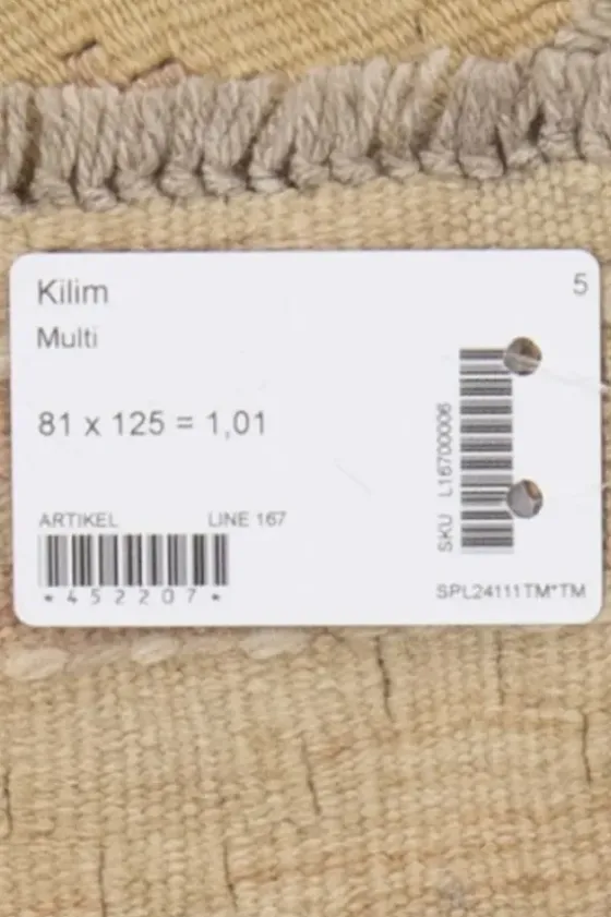 New Kelim matto, multi #606 / 80x125cm Matot