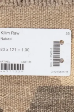 Outlet Kelim matto, natural #605 / 83x121cm Matot