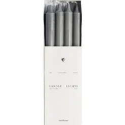 Outlet Kruunukynttilä 8-pack, grey Kynttilät Ja Lyhdyt