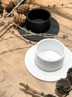 Sale The Circle kynttilänjalka 5 cm, valkoinen Kynttilät Ja Lyhdyt