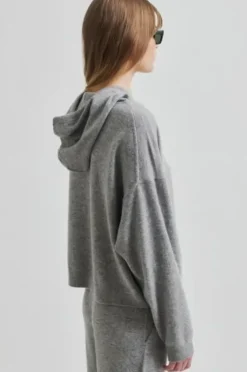 Outlet Lounge Knit huppari, grey melange Neuleet Ja Neuletakit|Uutuudet