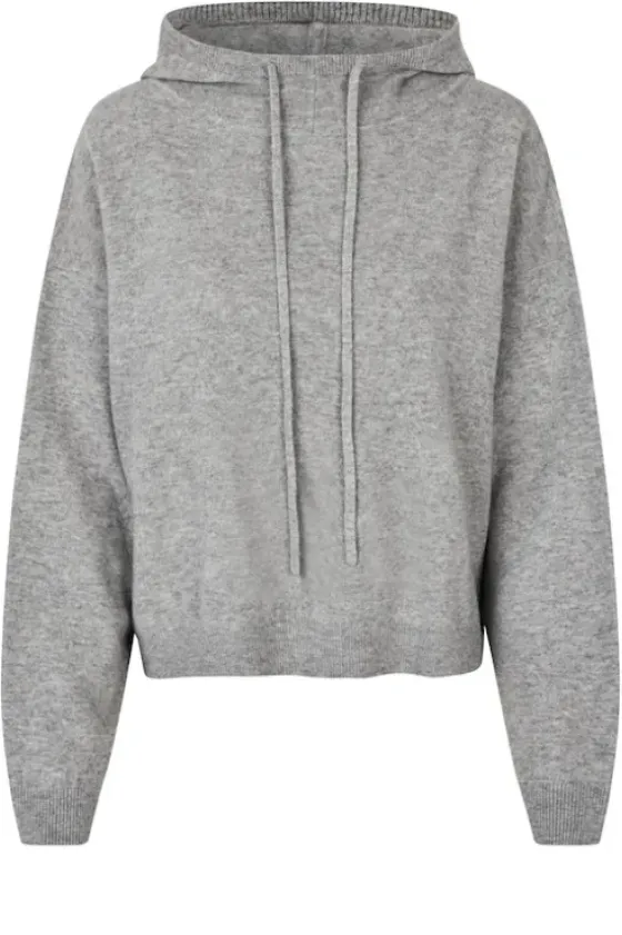 Outlet Lounge Knit huppari, grey melange Neuleet Ja Neuletakit|Uutuudet