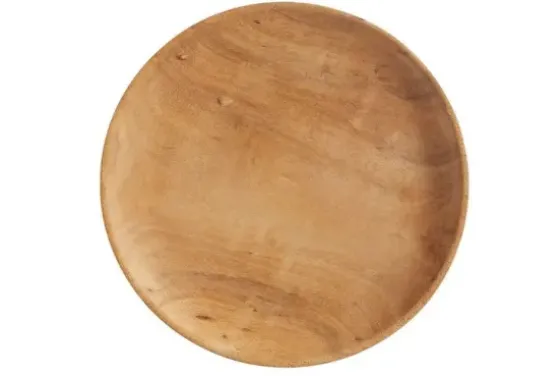 New - Puuvati Ø26, Natural Teak Tarjoilu Ja Ottimet|Astiat