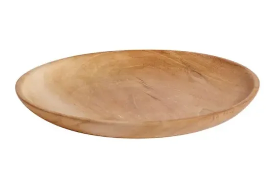 New - Puuvati Ø22, Natural Teak Tarjoilu Ja Ottimet|Astiat