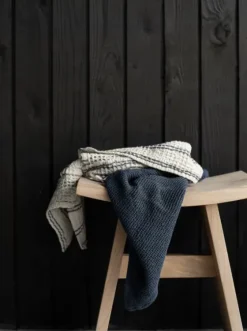 Online Nella vohvelipyyhe 50x70, blue Keittiötekstiilit|Kylpyhuonetekstiilit