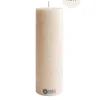Outlet Oliiviöljykynttilä 6x18cm, sand Kynttilät Ja Lyhdyt