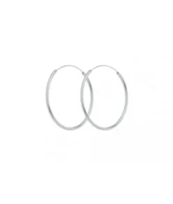 Best - Mini Plain Hoops, hopea 20mm Korvakorut