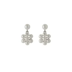 Best - Ocean Bloom korvakorut, hopea Korvakorut