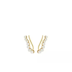 Best - Ocean Treasure Ear Climbers, kulta Korvakorut
