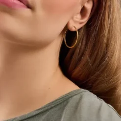 Sale - Plain hoops korvakorut 30mm, hopea Korvakorut