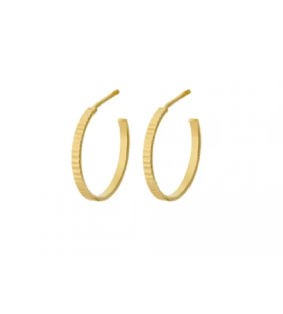 - Sea Reflection hoops, kulta Korvakorut