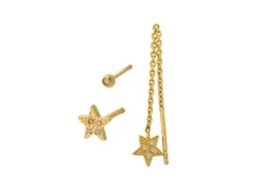 Clearance - Sparkling Star Earring box, kulta Korvakorut
