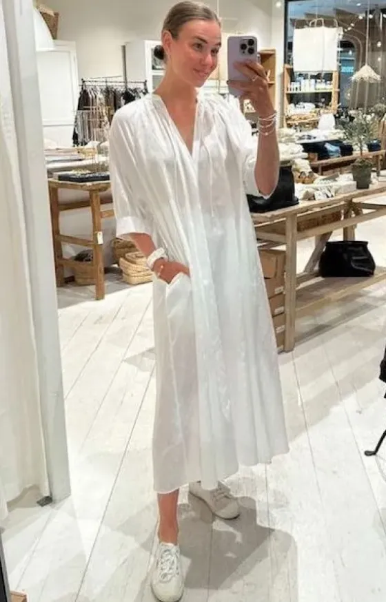 Online - Leia mekko, valkoinen Mekot Ja Hameet