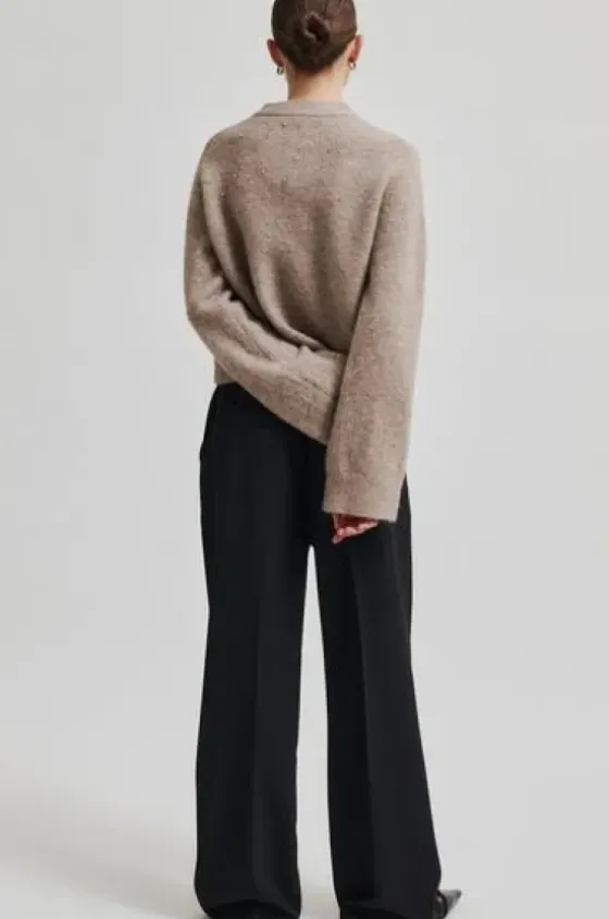 Online - Fique Classic Trousers, black Farkut Ja Housut|Juhlavaatteet