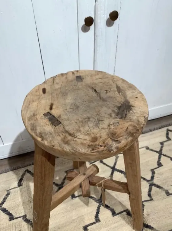 Sale – jakkara #930, natural Vanhat Puuhuonekalut