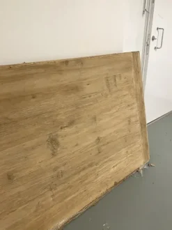 - ruokapöytä 200 cm, natural #955 Vanhat Puuhuonekalut