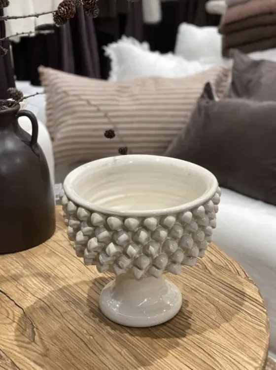 Outlet Solanto koristekulho Ø28cm, beige Ruukut Ja Maljakot