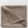 Clearance - pellavapöytäliina 160x330, ruskea Keittiötekstiilit