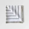 Outlet - pellavaservetti Maya, navy stripe Keittiötekstiilit