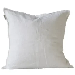 Online - Valkoinen pellavatyynynpäällinen, 50x50 cm Sisustustyynyt